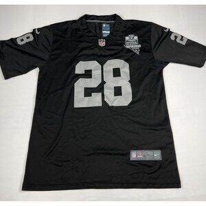 Nike Men's Large Las Vegas Raiders Josh Jacobs #28 Black Game Jersey 2020